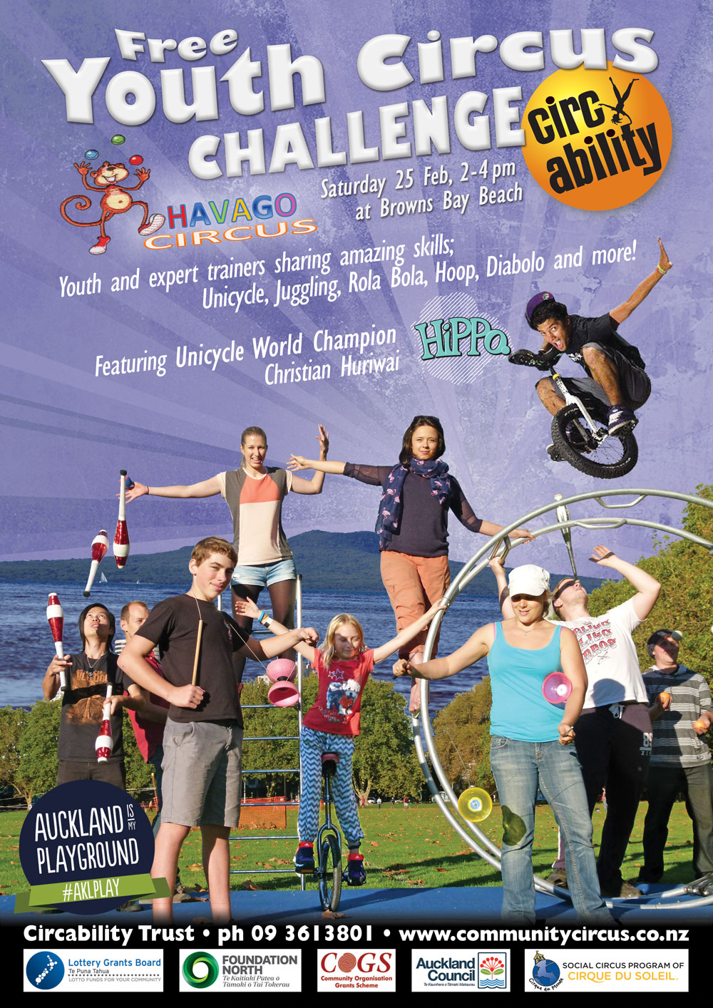 Youth Circus Challenge Flyer